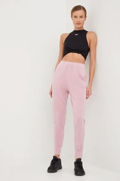 Спортивные брюки Reebok, розовый