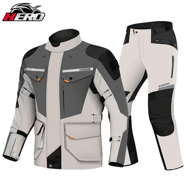 Мотоциклетная куртка LYSCHY, летняя куртка для езды на мотоцикле, дышащий водонепроницаемый защитный костюм