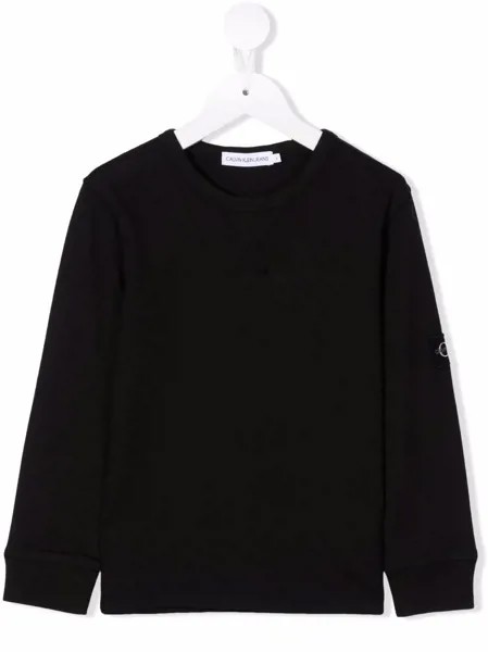 Calvin Klein Kids толстовка с нашивкой-логотипом