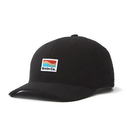 Кепка Brixton New Wave X MP Snapback (черная) с 5 панелями