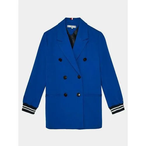 Пальто TOMMY HILFIGER, размер 8Y [METY], синий
