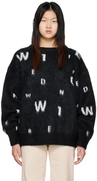 Черный свитер с надписью We11done