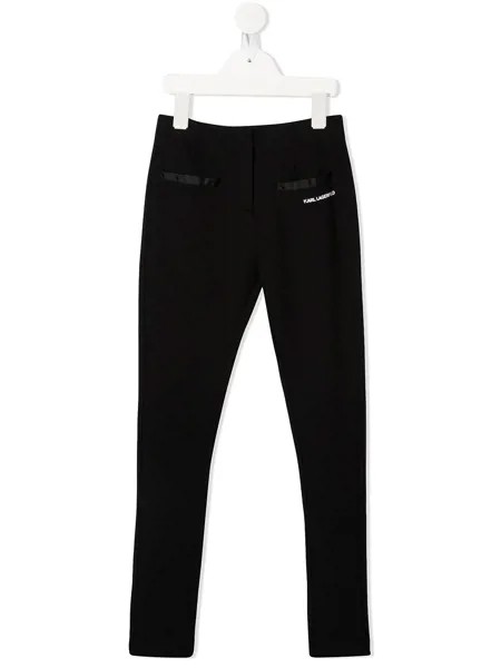 Karl Lagerfeld Kids легинсы с логотипом