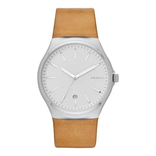 Наручные часы SKAGEN Sundby SKW6261, бежевый, серебряный