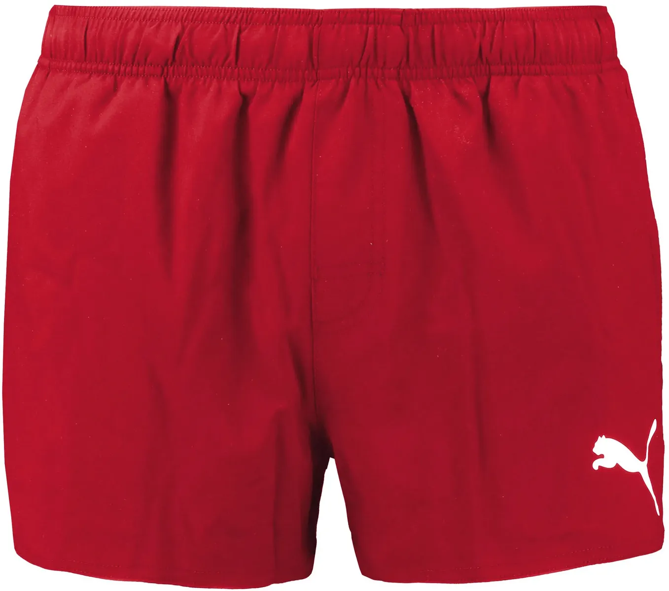 Купальные шорты PUMA с боковыми карманами, красный