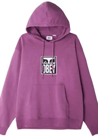 Толстовка с капюшоном OBEY Subvert Eyes Hood PURPLE NITRO 2021