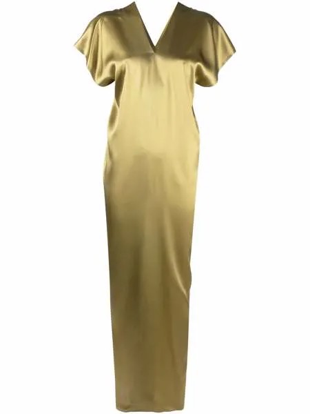 ASPESI длинное шелковое платье