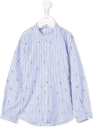 DONDUP KIDS рубашка в полоску с длинными рукавами