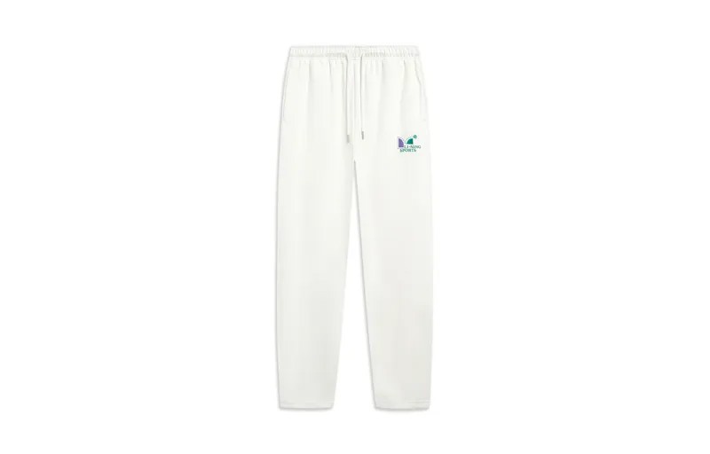 Трикотажные спортивные штаны Sports Life Collection женские молочно-белые Lining
