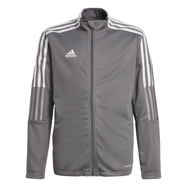 Узкая спортивная куртка ADIDAS PERFORMANCE, серый