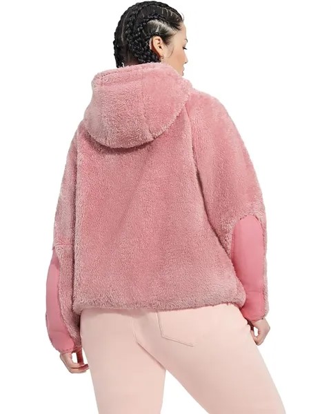 Свитер UGG Ruthie Uggfluff Zip Hoodie, цвет Horizon Pink/Pink Coral