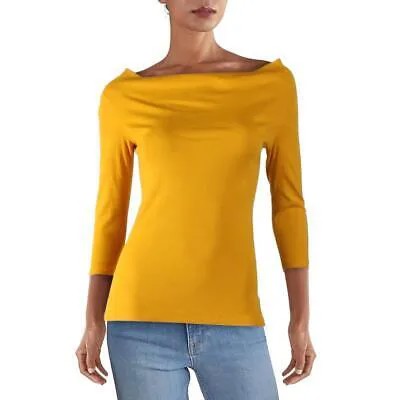 Женский пуловер с рукавами 3/4 Three Dots Yellow Modal Blend S BHFO 2217