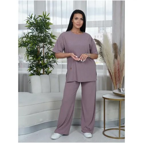 Костюм LOVETEX.STORE , размер 44 , коричневый