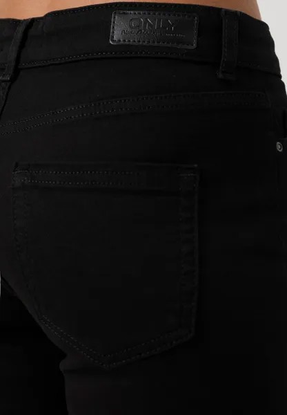 Джинсы прямого кроя ONLBLUSH MID ONLY Petite, цвет Black Denim