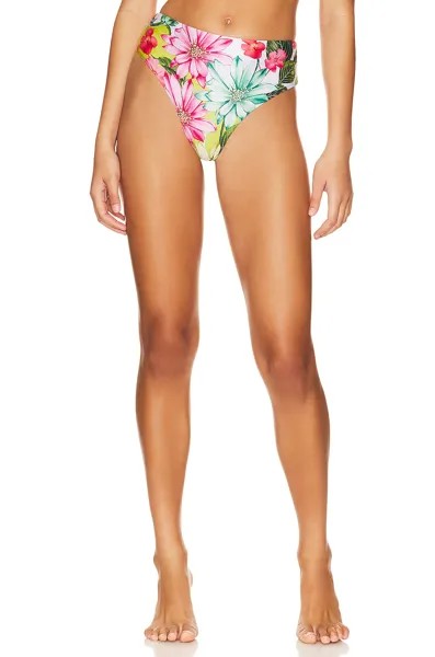 Низ бикини Agua Bendita x REVOLVE Penelope Bikini Bottom, цвет Conga White Floral