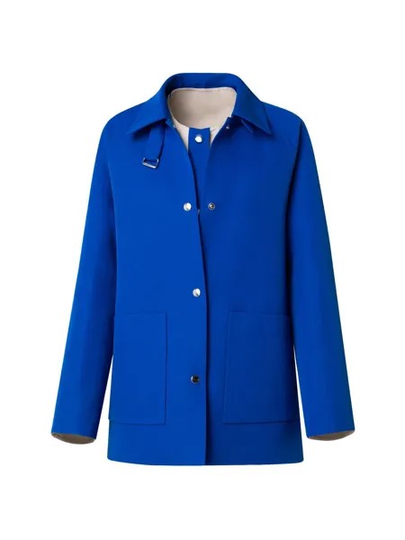 Многослойный двухцветный жилет и куртка Akris, синий