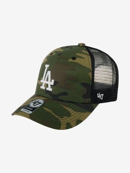 Бейсболки B-CBRAN12GWP-CMD Los Angeles Dodgers MLB (оливковый), Мультицвет