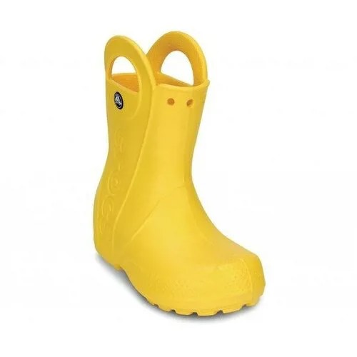 Сапоги Crocs Handle It Rain Boot, размер C12 US, желтый