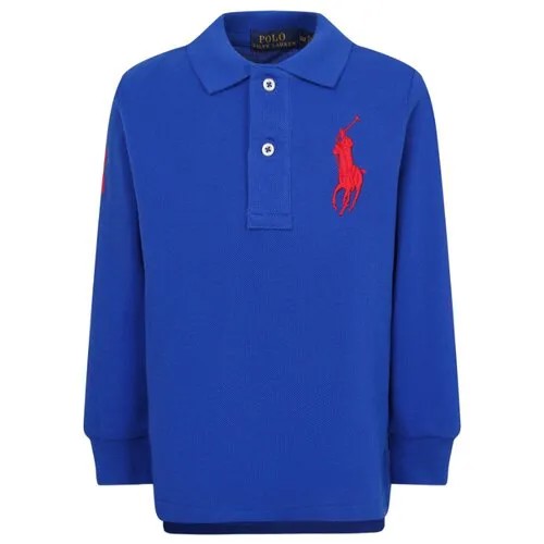 Поло Ralph Lauren, размер 122, синий