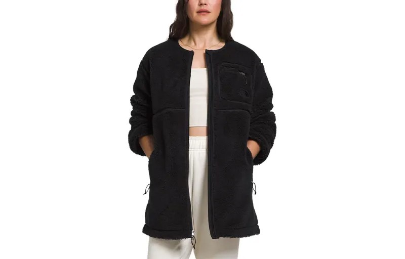 THE NORTH FACE Женская бархатная куртка, цвет Black