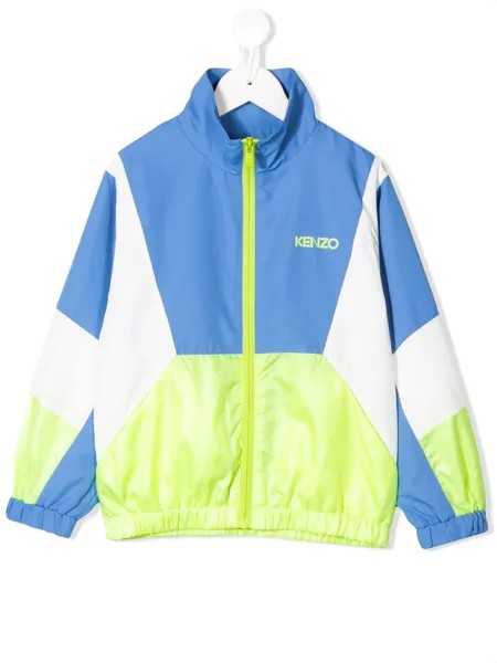 Kenzo Kids куртка в стиле колор-блок