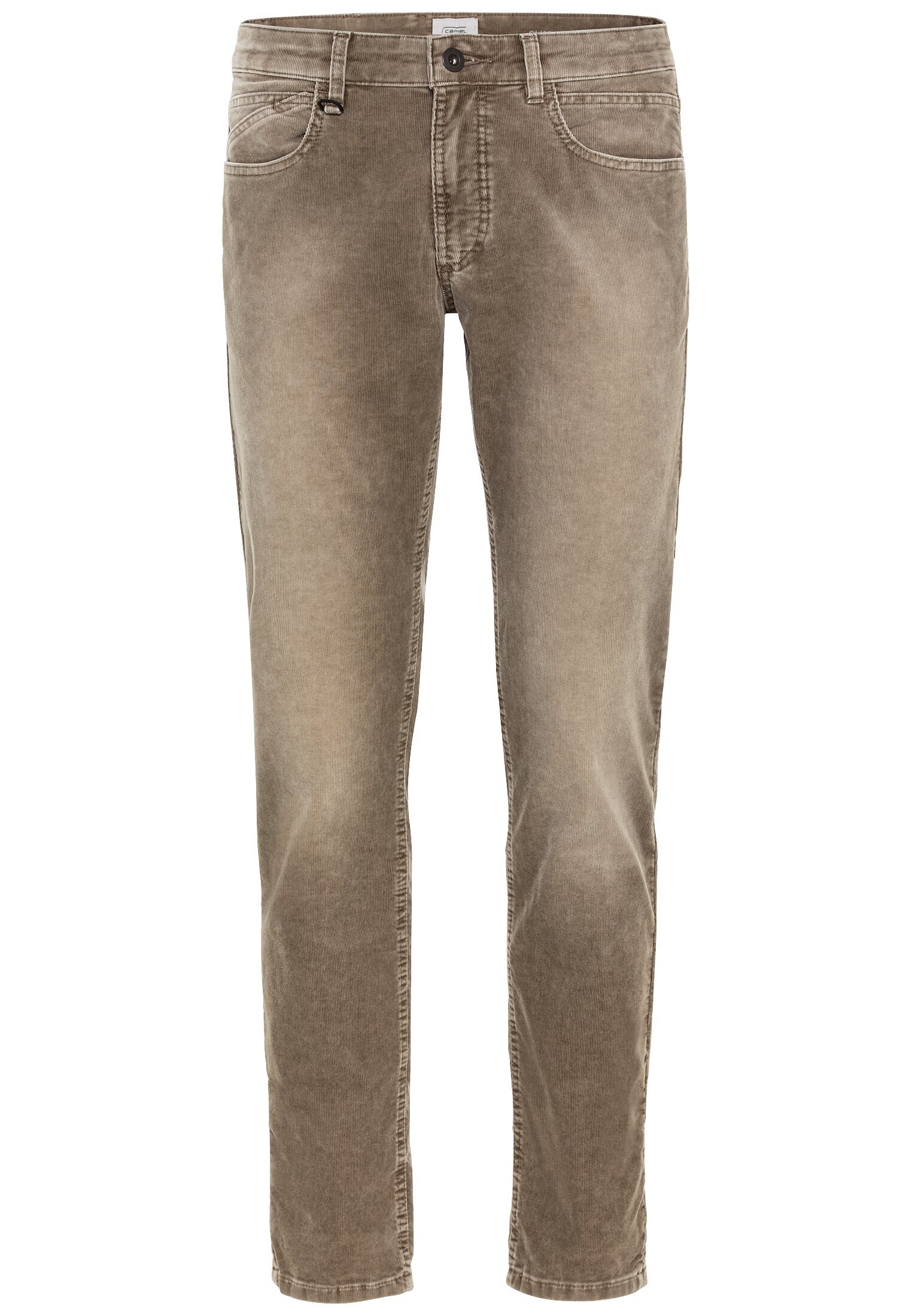 Тканевые брюки Camel Active Slim Fit 5 Pocket Cord, коричневый