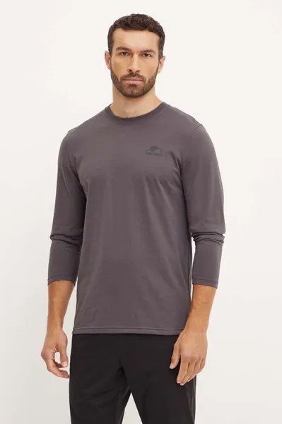 Лонгслив Helly Hansen, серый