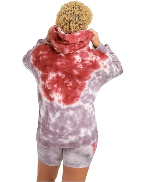 Худи Champion Unity Dye Classic Fleece Hoodie, цвет Unity Dye Sandalwood/Vintage Mauve