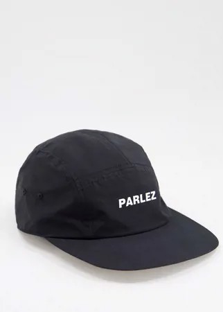 Двусторонняя 5-панельная кепка черного и белого цветов Parlez Doyle-Черный цвет