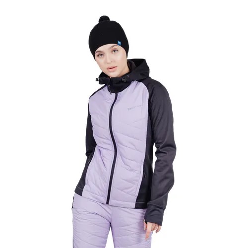 Куртка Nordski Hybrid Hood, размер XS, фиолетовый, черный