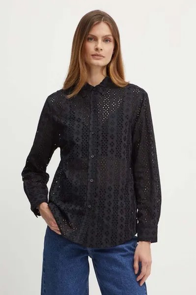 Хлопчатобумажная рубашка Dkny, черный