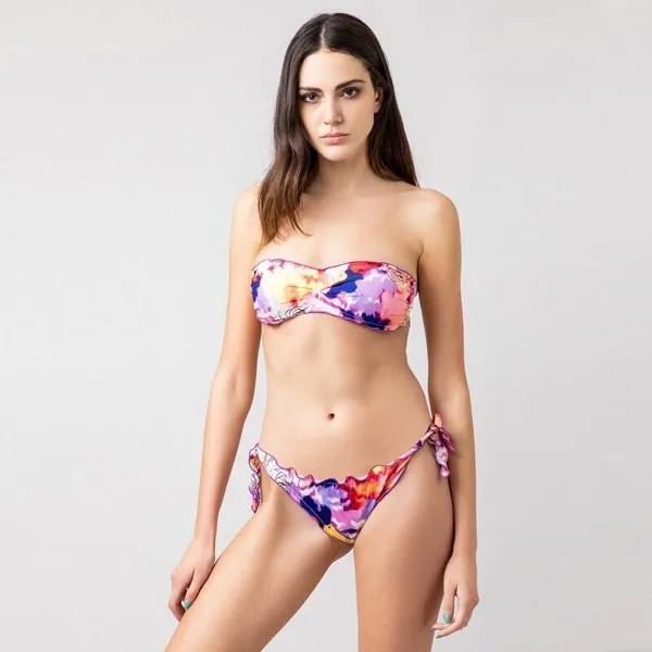 Женский костюм-бикини с нижним бельем Gaelle Paris GBBD425COA Многоцветный розовый