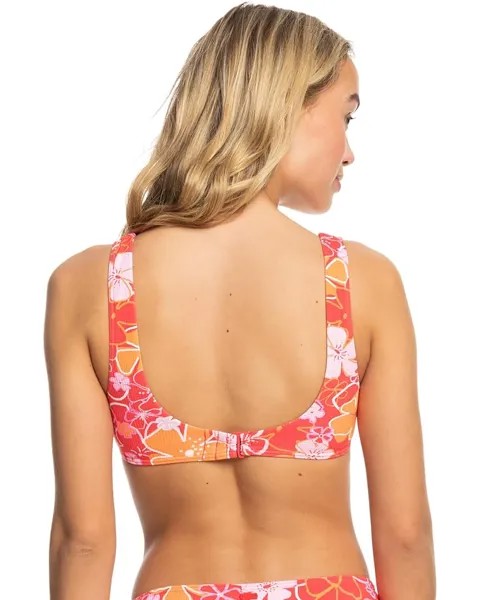 Топ бикини Roxy Meadow Flowers Bralette Bikini Top, цвет Bittersweet Meadow Flowers