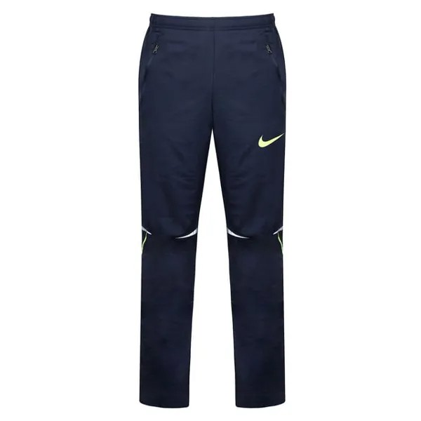 Мужские спортивные брюки темно-синего цвета с логотипом Nike, синий