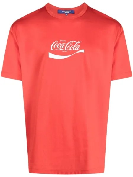 Junya Watanabe MAN футболка из коллаборации с Coca-Cola, красный