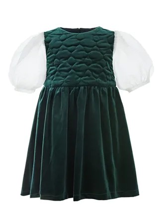 Зеленое бархатное платье Paade Mode детское