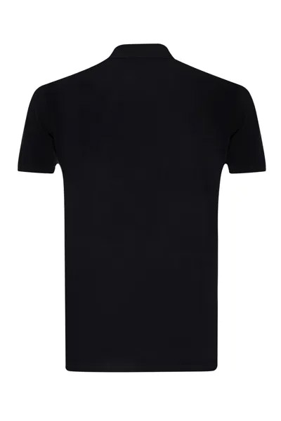 Футболка с воротником и логотипом Sir Raymond Tailor, черный