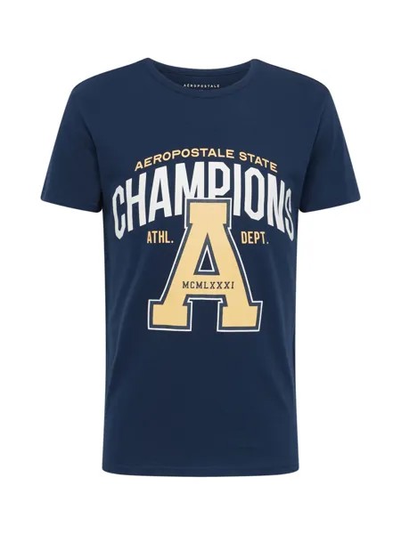 Футболка AÉROPOSTALE CHAMPIONS, темно-синий