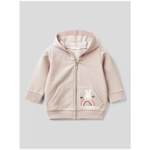 Худи на молнии United Colors of Benetton для новорожденных 22A-35Q2A500E-18G-74