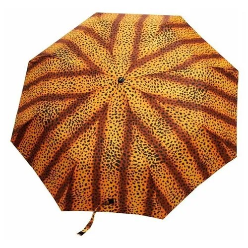 Мини-зонт Remeco Collection, коричневый, желтый