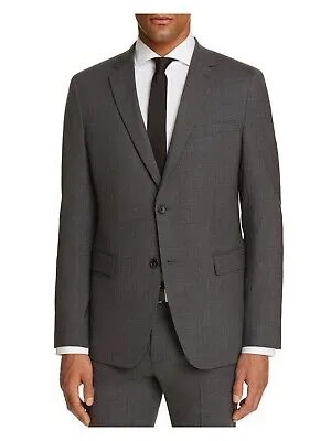 THEORY Мужской серый однобортный пиджак верескового цвета 38 SHORT