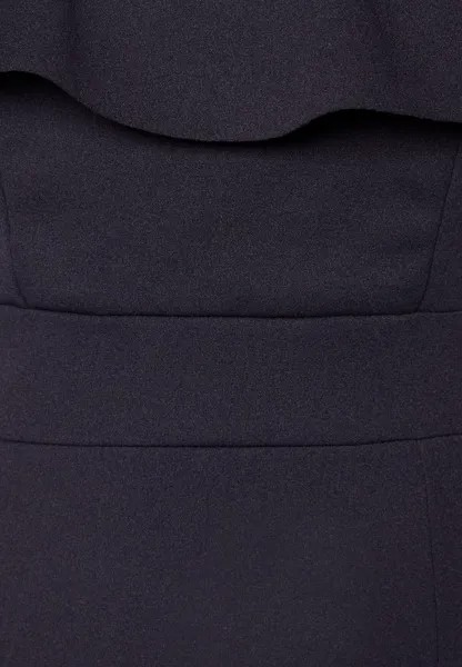Коктейльное платье / Вечернее платье Camille Ruffle Midi WAL G, темно-синий