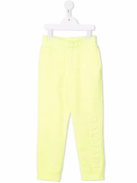 Balmain Kids спортивные брюки с логотипом