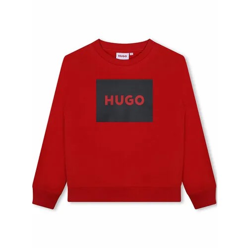 Толстовка HUGO, размер 128, красный