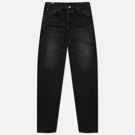 Мужские джинсы Edwin Regular Tapered Kaihara Black x White Selvage 11 Oz, цвет чёрный, размер 33/32