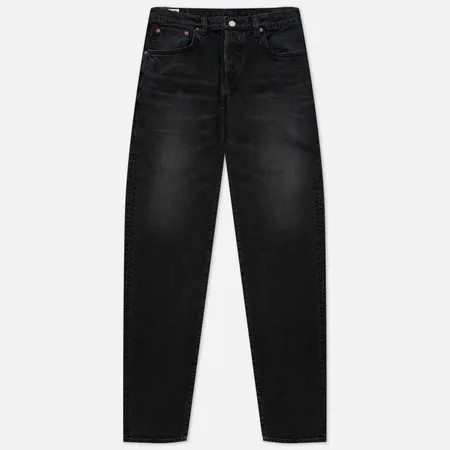 Мужские джинсы Edwin Regular Tapered Kaihara Black x White Selvage 11 Oz, цвет чёрный, размер 33/32