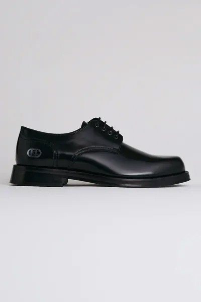 Кожаные туфли дерби с логотипом Karl Lagerfeld, черный