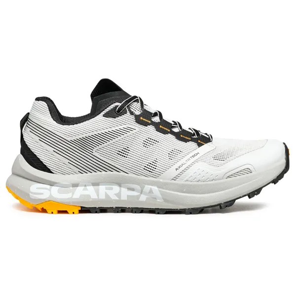 Кроссовки для бега по пересеченной местности Scarpa Spin Planet, цвет White/Saffron