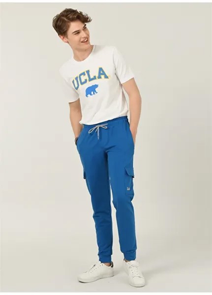Мужские спортивные штаны стандартной посадки с нормальной талией и вышивкой Ucla