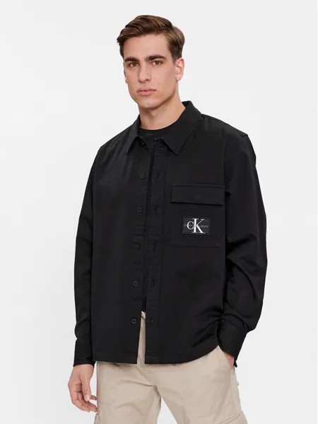 Рубашка стандартного кроя Calvin Klein, черный